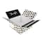 Black &#x26; White Graduation Hat Flat Shipping Box by Celebrate It&#x2122;